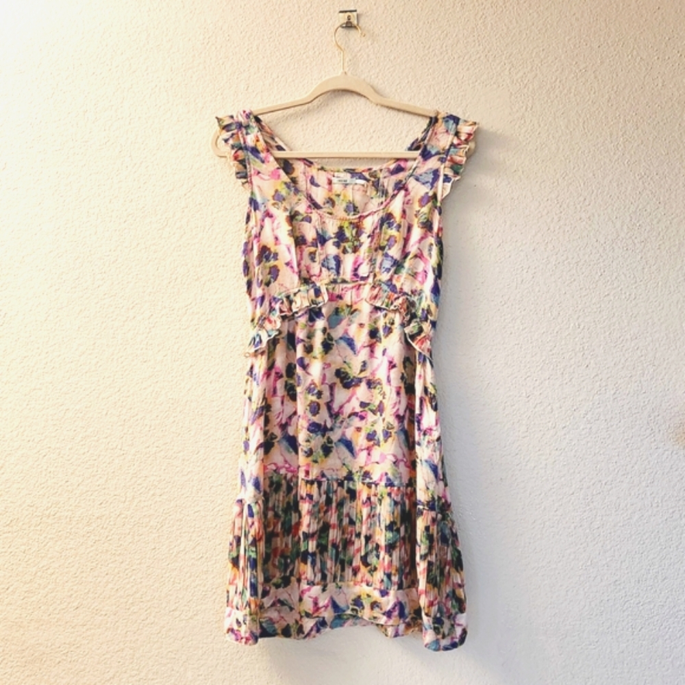 UO Kimchi Blue Dress-Tunic, Multicolored, Size 6 (Medium)